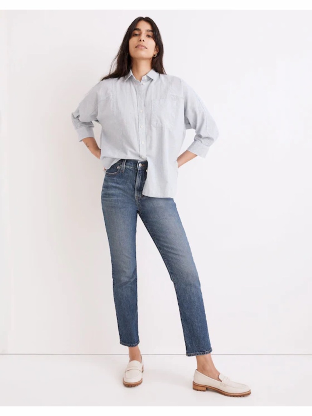 Madewell The Perfect Vintage Jean Size 26 Drayton Medium Wash ND504 Casual Denim